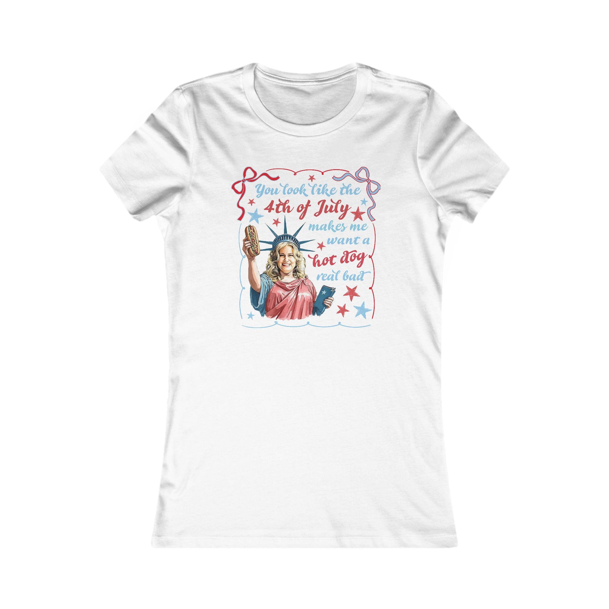 Fourth of July Women's Tee - 'You Look Like the 4th of July' Graphic T-Shirt